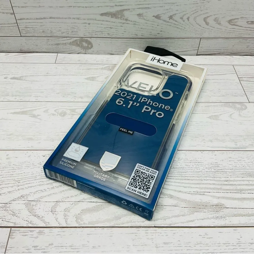 iHome Velo Clear Blue Case for 2021 iPhone 6.1